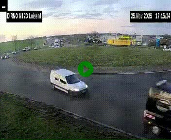 <h2>Webcam en périphérie de Chartres sur la N123, à hauteur de Luisant. Vue orientée vers Chartres</h2>