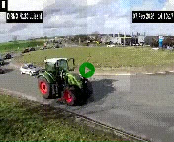 <h2>Webcam en périphérie de Chartres sur la N123, à hauteur de Luisant. Vue orientée vers Chartres</h2>