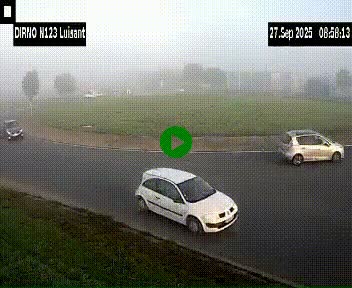 <h2>Webcam en périphérie de Chartres sur la N123, à hauteur de Luisant. Vue orientée vers Chartres</h2>