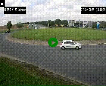 <h2>Webcam en périphérie de Chartres sur la N123, à hauteur de Luisant. Vue orientée vers Chartres</h2>