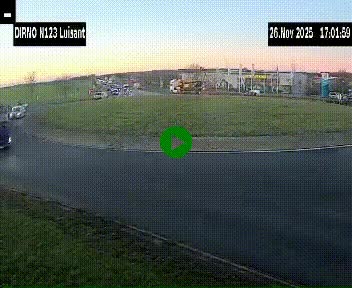 <h2>Webcam en périphérie de Chartres sur la N123, à hauteur de Luisant. Vue orientée vers Chartres</h2>