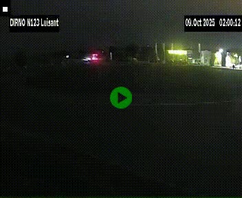 <h2>Webcam en périphérie de Chartres sur la N123, à hauteur de Luisant. Vue orientée vers Chartres</h2>