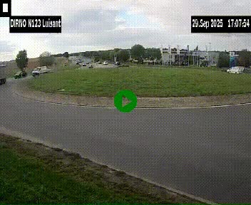 <h2>Webcam en périphérie de Chartres sur la N123, à hauteur de Luisant. Vue orientée vers Chartres</h2>