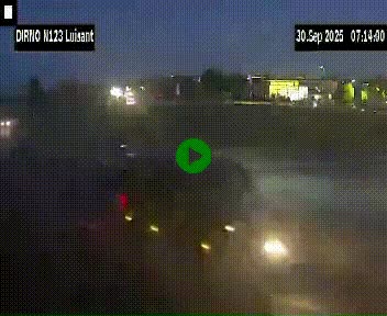 <h2>Webcam en périphérie de Chartres sur la N123, à hauteur de Luisant. Vue orientée vers Chartres</h2>