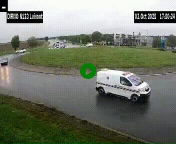 <h2>Webcam en périphérie de Chartres sur la N123, à hauteur de Luisant. Vue orientée vers Chartres</h2>