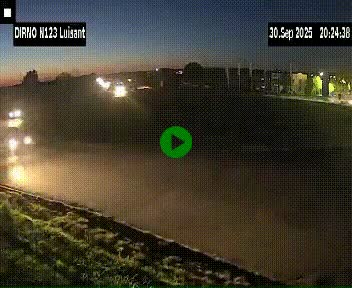 <h2>Webcam en périphérie de Chartres sur la N123, à hauteur de Luisant. Vue orientée vers Chartres</h2>