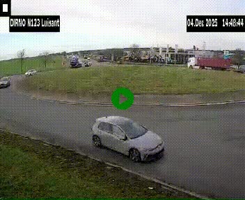 <h2>Webcam en périphérie de Chartres sur la N123, à hauteur de Luisant. Vue orientée vers Chartres</h2>