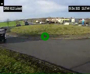 <h2>Webcam en périphérie de Chartres sur la N123, à hauteur de Luisant. Vue orientée vers Chartres</h2>