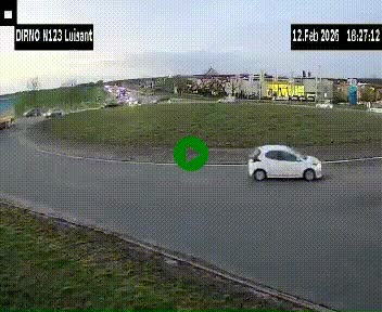 <h2>Webcam en périphérie de Chartres sur la N123, à hauteur de Luisant. Vue orientée vers Chartres</h2>