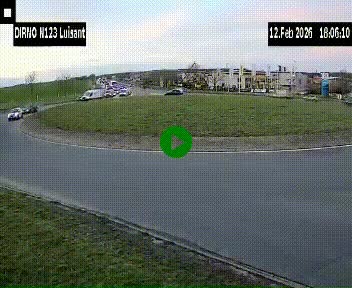 <h2>Webcam en périphérie de Chartres sur la N123, à hauteur de Luisant. Vue orientée vers Chartres</h2>