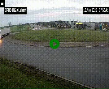 <h2>Webcam en périphérie de Chartres sur la N123, à hauteur de Luisant. Vue orientée vers Chartres</h2>