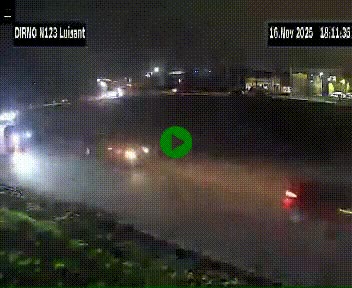 <h2>Webcam en périphérie de Chartres sur la N123, à hauteur de Luisant. Vue orientée vers Chartres</h2>