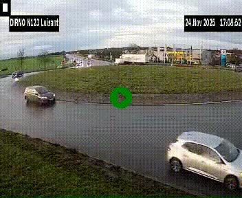 <h2>Webcam en périphérie de Chartres sur la N123, à hauteur de Luisant. Vue orientée vers Chartres</h2>