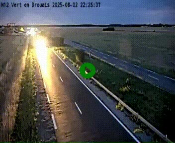 <h2>Webcam à hauteur de Vert-en-Drouais sur la N12, en périphérie de Dreux. Vue orientée vers Alençon</h2>
