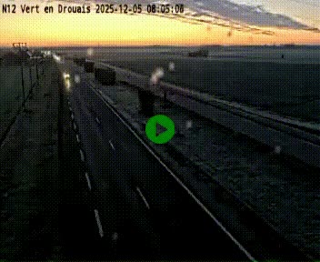 <h2>Webcam à hauteur de Vert-en-Drouais sur la N12, en périphérie de Dreux. Vue orientée vers Alençon</h2>