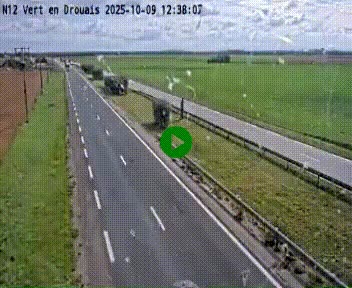 <h2>Webcam à hauteur de Vert-en-Drouais sur la N12, en périphérie de Dreux. Vue orientée vers Alençon</h2>