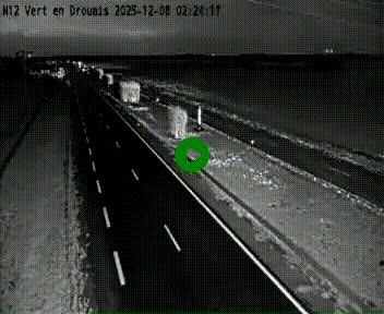 <h2>Webcam à hauteur de Vert-en-Drouais sur la N12, en périphérie de Dreux. Vue orientée vers Alençon</h2>