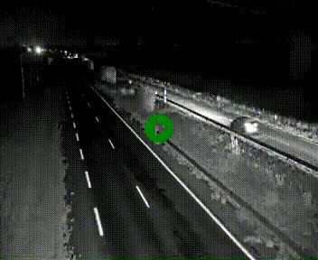 Webcam à hauteur de Vert-en-Drouais sur la N12, en périphérie de Dreux. Vue orientée vers Alençon