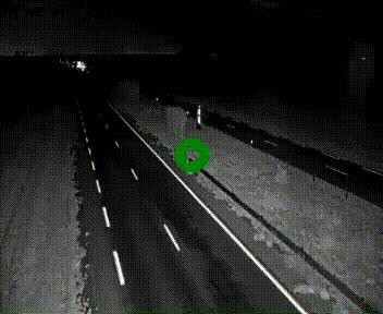 Webcam à hauteur de Vert-en-Drouais sur la N12, en périphérie de Dreux. Vue orientée vers Alençon