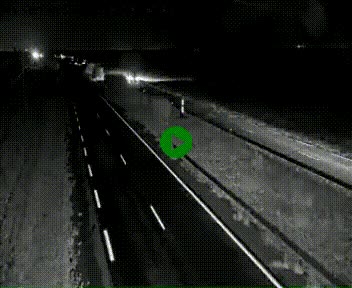 Webcam à hauteur de Vert-en-Drouais sur la N12, en périphérie de Dreux. Vue orientée vers Alençon