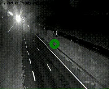 Webcam à hauteur de Vert-en-Drouais sur la N12, en périphérie de Dreux. Vue orientée vers Alençon