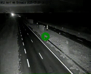 <h2>Webcam à hauteur de Vert-en-Drouais sur la N12, en périphérie de Dreux. Vue orientée vers Alençon</h2>