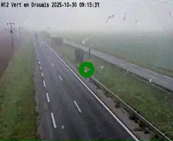 <h2>Webcam à hauteur de Vert-en-Drouais sur la N12, en périphérie de Dreux. Vue orientée vers Alençon</h2>