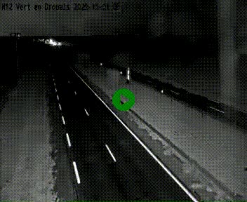 <h2>Webcam à hauteur de Vert-en-Drouais sur la N12, en périphérie de Dreux. Vue orientée vers Alençon</h2>