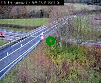 <h2>Webcam à hauteur du Leclerc Normanville sur la N154. Vue orientée vers Rouen</h2>