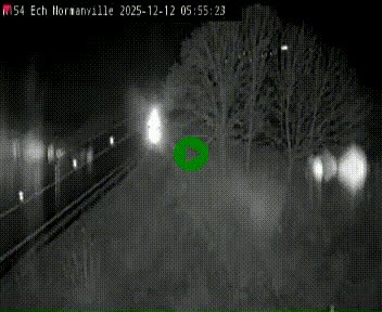 Webcam à hauteur du Leclerc Normanville sur la N154. Vue orientée vers Rouen