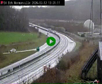 <h2>Webcam à hauteur du Leclerc Normanville sur la N154. Vue orientée vers Rouen</h2>