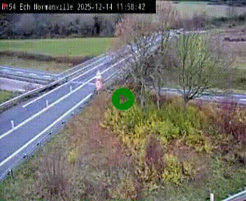 <h2>Webcam à hauteur du Leclerc Normanville sur la N154. Vue orientée vers Rouen</h2>