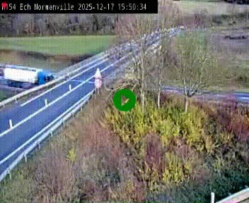<h2>Webcam à hauteur du Leclerc Normanville sur la N154. Vue orientée vers Rouen</h2>