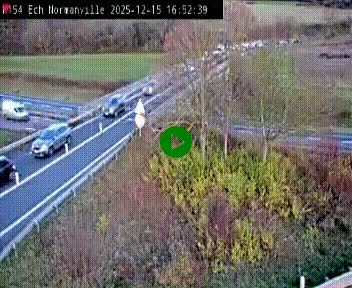 <h2>Webcam à hauteur du Leclerc Normanville sur la N154. Vue orientée vers Rouen</h2>