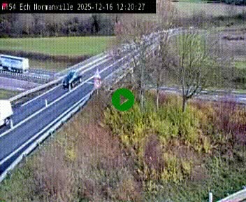 <h2>Webcam à hauteur du Leclerc Normanville sur la N154. Vue orientée vers Rouen</h2>