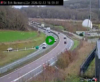 <h2>Webcam à hauteur du Leclerc Normanville sur la N154. Vue orientée vers Rouen</h2>