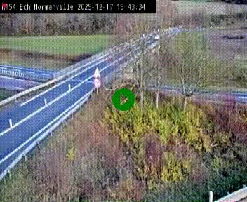 <h2>Webcam à hauteur du Leclerc Normanville sur la N154. Vue orientée vers Rouen</h2>