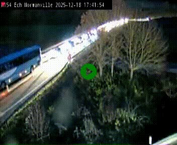 <h2>Webcam à hauteur du Leclerc Normanville sur la N154. Vue orientée vers Rouen</h2>