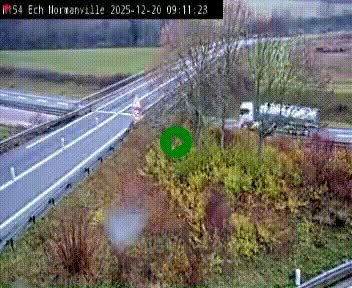 <h2>Webcam à hauteur du Leclerc Normanville sur la N154. Vue orientée vers Rouen</h2>