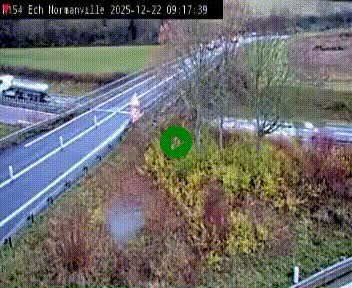 <h2>Webcam à hauteur du Leclerc Normanville sur la N154. Vue orientée vers Rouen</h2>