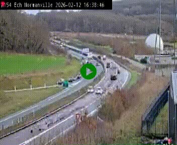 <h2>Webcam à hauteur du Leclerc Normanville sur la N154. Vue orientée vers Rouen</h2>