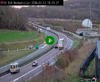 <h2>Webcam à hauteur du Leclerc Normanville sur la N154. Vue orientée vers Rouen</h2>