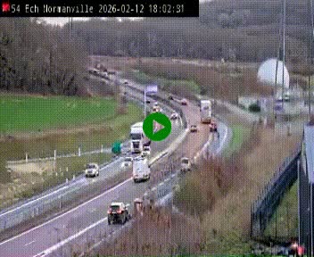 <h2>Webcam à hauteur du Leclerc Normanville sur la N154. Vue orientée vers Rouen</h2>