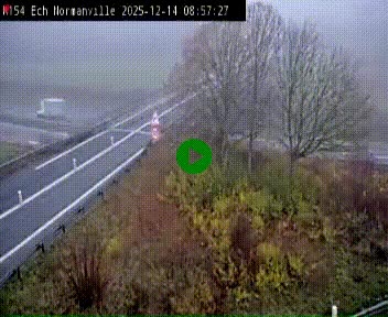 <h2>Webcam à hauteur du Leclerc Normanville sur la N154. Vue orientée vers Rouen</h2>