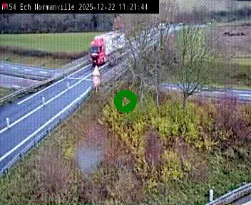 <h2>Webcam à hauteur du Leclerc Normanville sur la N154. Vue orientée vers Rouen</h2>