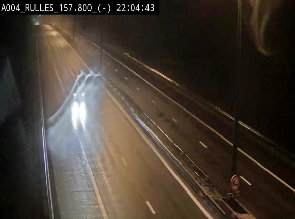 <h2>Webcam à Marbehan sur l'E411 à hauteur de la sortie 28a Rulles. Vue orientée vers Bruxelles</h2>
