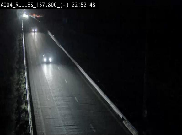 <h2>Webcam à Marbehan sur l'E411 à hauteur de la sortie 28a Rulles. Vue orientée vers Bruxelles</h2>