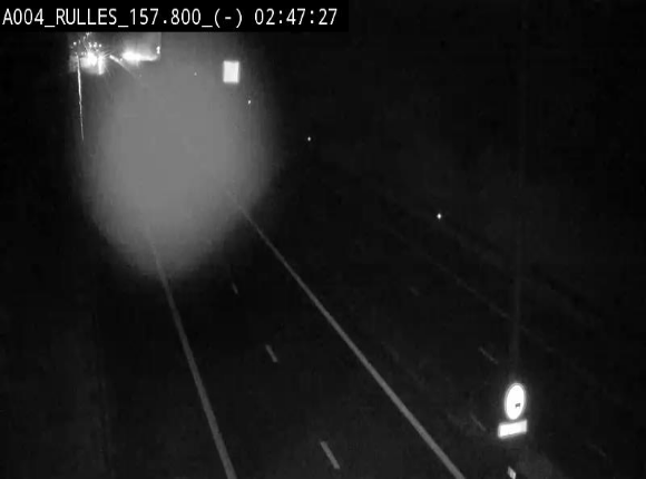<h2>Webcam à Marbehan sur l'E411 à hauteur de la sortie 28a Rulles. Vue orientée vers Bruxelles</h2>