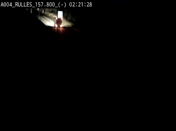 <h2>Webcam à Marbehan sur l'E411 à hauteur de la sortie 28a Rulles. Vue orientée vers Bruxelles</h2>
