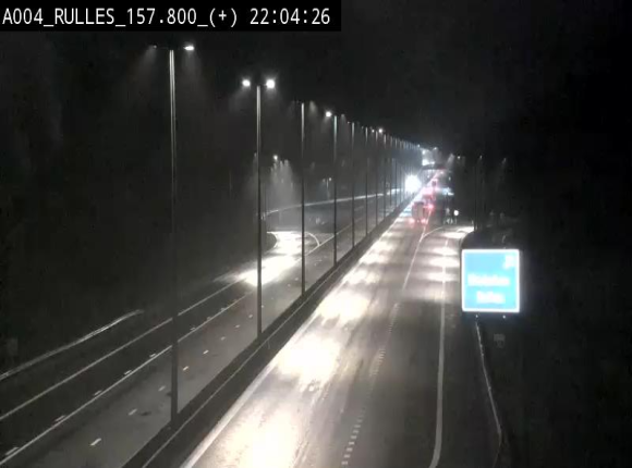 <h2>Webcam à hauteur de la sortie 28a donnant sur la P7 menant à Rulles. Vue orientée vers Luxembourg</h2>